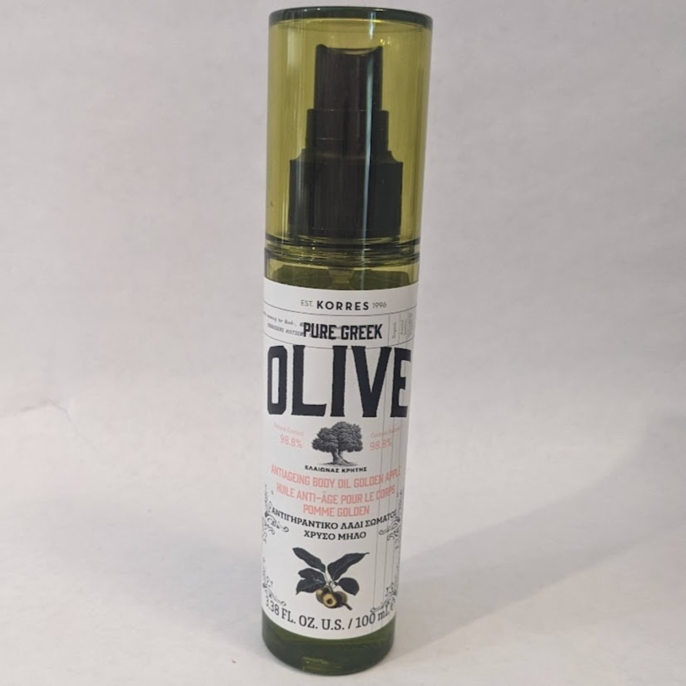 Korres Pure Greek Olive Golden Apple Antiageing Body Oil 3.38 fl oz 100ml Spray